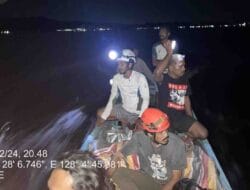 Proses pencarian yang dilakukan hingga malam hari