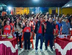 kampanye tatap muka di kelurahan Payahe, Kecamatan Oba,