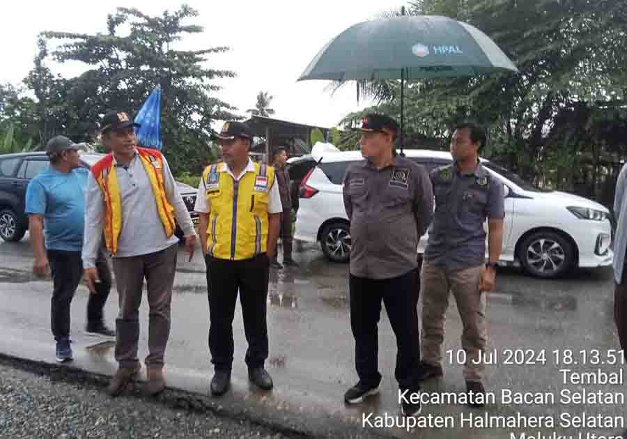 Dinas PUPR dan Kejaksaan Halsel lakukan peninjauan