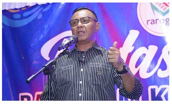 Walikota Tidore saat memberikan sambutan