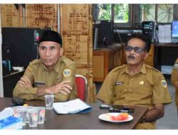 Asisten Sekda Bidang Perekonomian dan Pembangunan Taher Husain, S.IP mengikuti Rakor Inflasi Daerah Tahun 2025 bersama Mendagri secara virtua