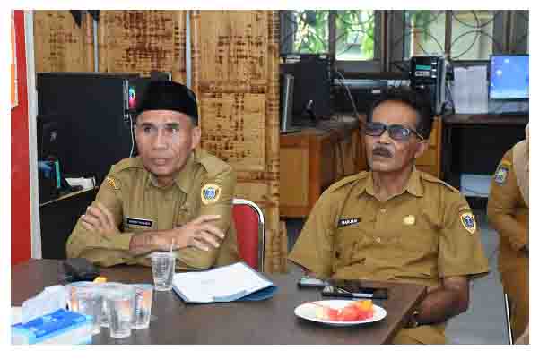 Asisten Sekda Bidang Perekonomian dan Pembangunan Taher Husain, S.IP mengikuti Rakor Inflasi Daerah Tahun 2025 bersama Mendagri secara virtua
