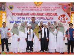 Wali Kota Tidore pada Peringatan HAN