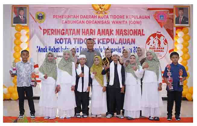 Wali Kota Tidore pada Peringatan HAN