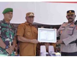 Penyerahan Piagam Penghargaan Ke Polresta Tidore