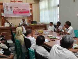 Asisten Sekda Bidang Perekonomian Dan Pembangunan Taher Husain membuka sekaligus memberikan arahan pada kegiatan Forum Perangkat Daerah RKPD