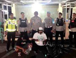 Pelaku dan barang bukti yang diamankan