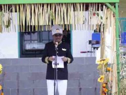 Sultan Tidore H Husain Syah menyampaikan sambutan