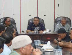 Sekretaris Daerah Kota Tidore Kepulauan H Ismail Dukomalamo menerima Audiensi Tim LPPM Unkahir