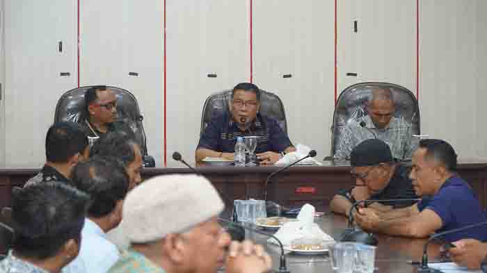 Sekretaris Daerah Kota Tidore Kepulauan H Ismail Dukomalamo menerima Audiensi Tim LPPM Unkahir