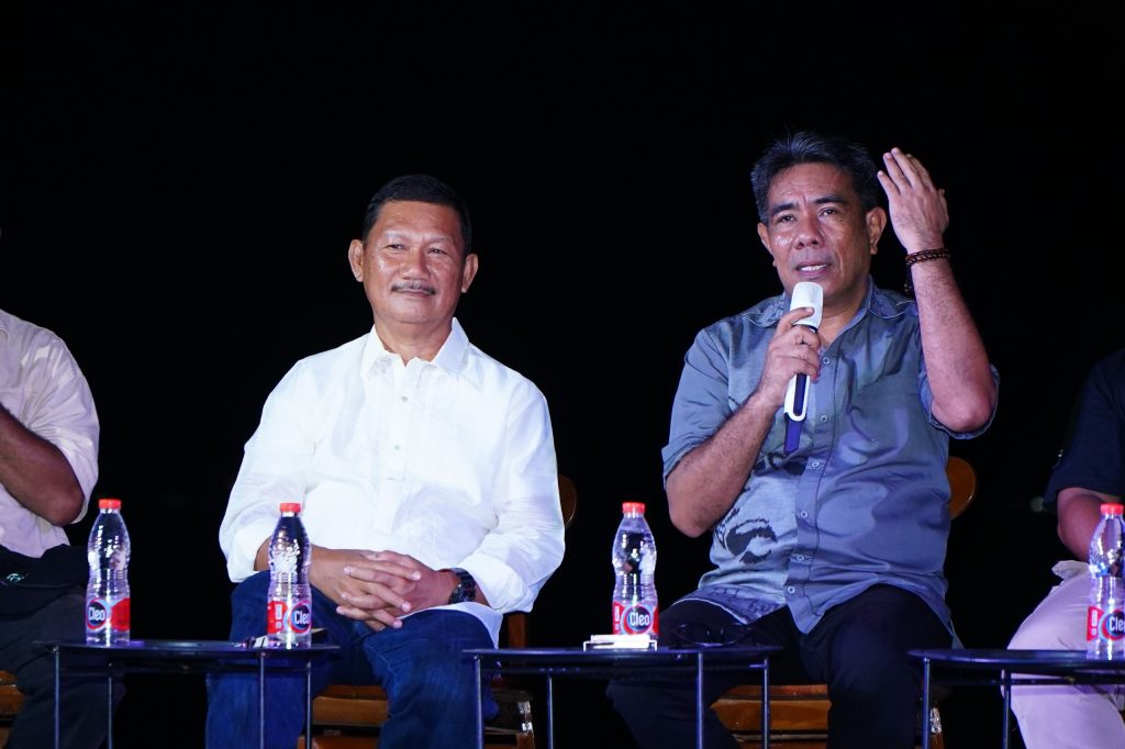 Wakil Wali Kota Tidore Kepulauan Ahmad Laiman menghadiri sekaligus menjadi narasumber dalam talk show usai pelantikan pengurus Sedulur Keluarga Alumni Jogjakarta di Nitiprayan