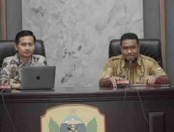Asisten Sekda Bidang Administrasi Umum DR Syofyan Saraha menerima Audiensi PT Ide Bangsa Mahardika