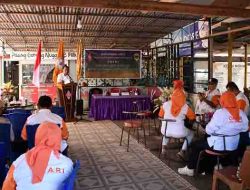 Staf Ahli Bidang Ekonomi Pembangunan dan Keuangan Abdul Hakim Adjam Memberikan Sambutan Sekaligus Membuka Dengan Resmi Musyawarah lokal ORARI Lokal Kota Tidore