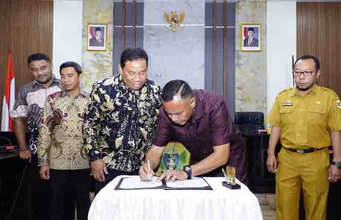 Pemerintah Daerah Kota Tidore Kepulauan menandatangani Perjanjian Kerja Sama dengan Universitas Bumi Hijrah