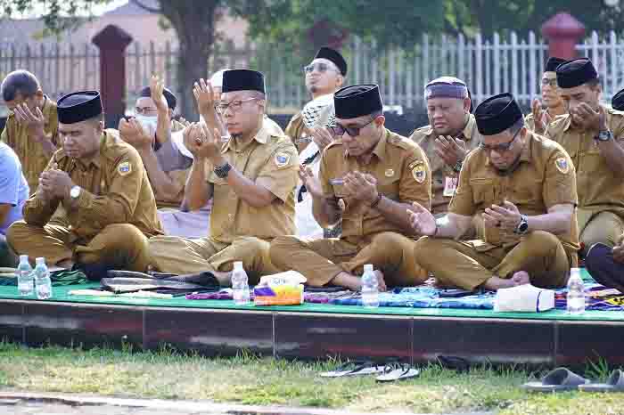 Pemerintah Kota Tidore Kepulauan menggelar Shalat Istisqa berjamaah