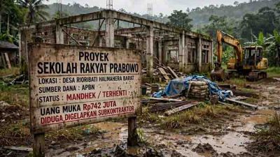 Ilustrasi proyek sekolah rakyat di halbar