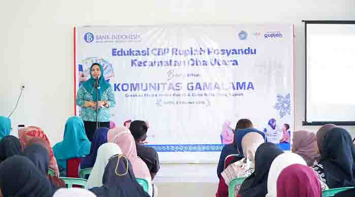 Kegiatan CBP Rupiah Posyandu diselenggarakan oleh Bank Indonesia